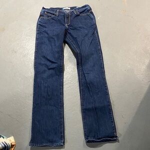 Wrangler Dark Blue Women's Cash Boot Cut Jeans